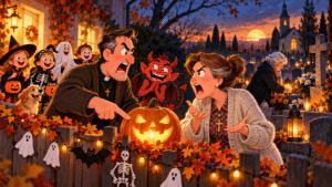 Přečtete si více ze článku Křesťané se hádají o&nbsp;Halloween. Ďábel se mezitím musí dobře bavit
